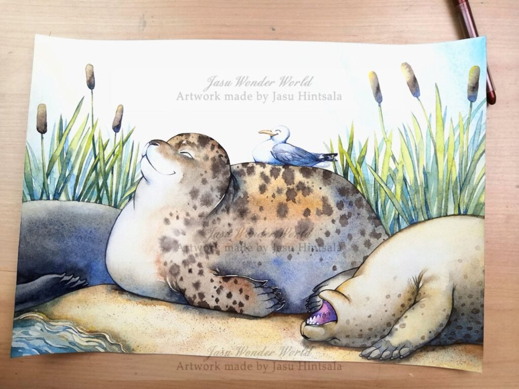 All the Seals! - 2025 Calendar illustrations
