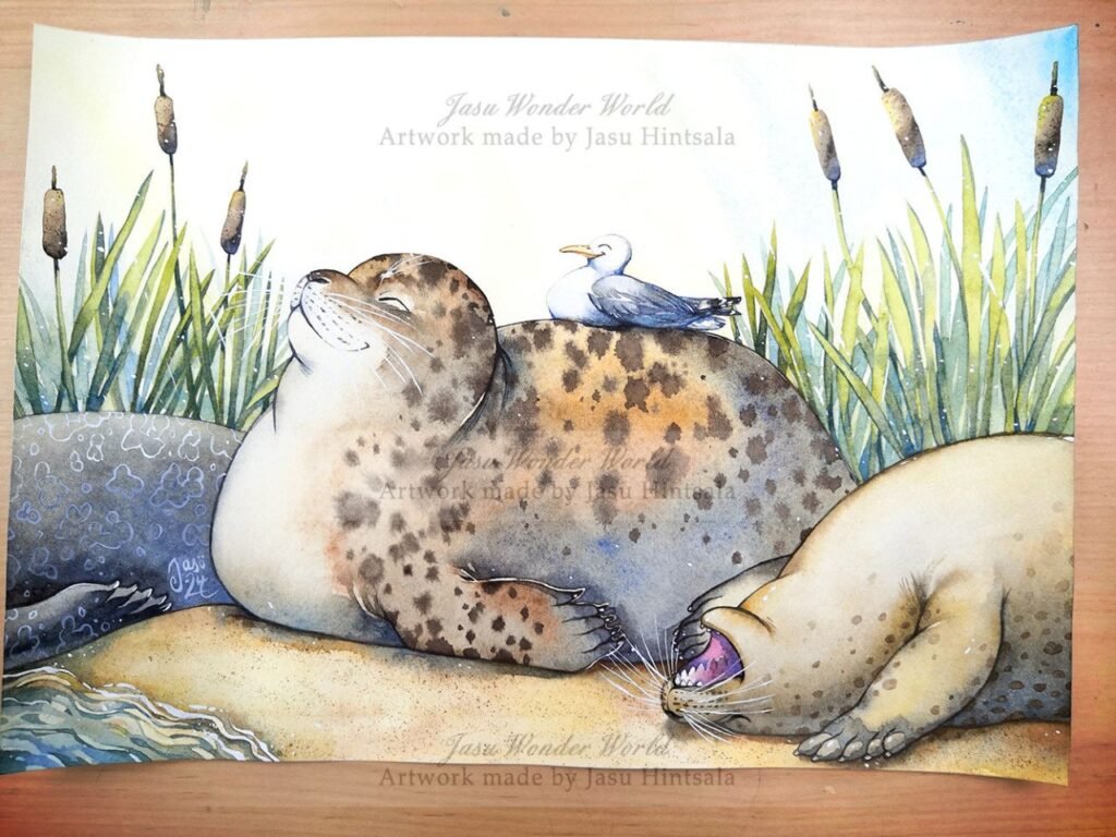 All the Seals! - 2025 Calendar illustrations