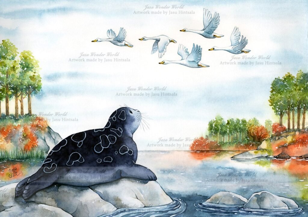 All the Seals! - 2025 Calendar illustrations