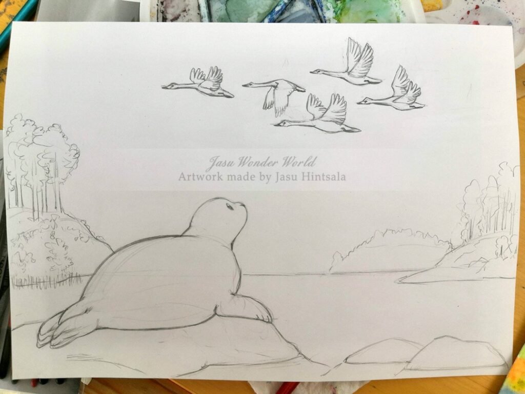 All the Seals! - 2025 Calendar illustrations
