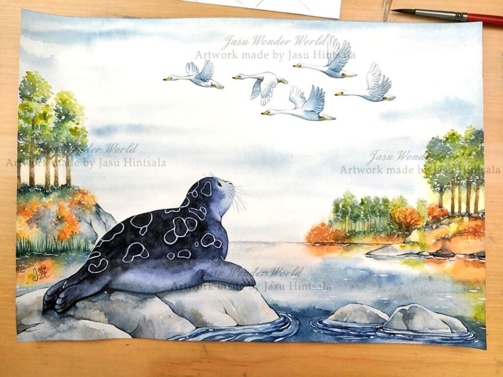 All the Seals! - 2025 Calendar illustrations