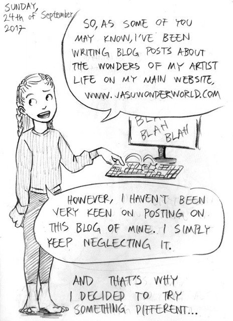 MY WONDERFUL ARTIST LIFE - COMIC DIARY - PART 1