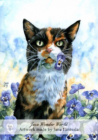 My Second Cat Portrait Commission