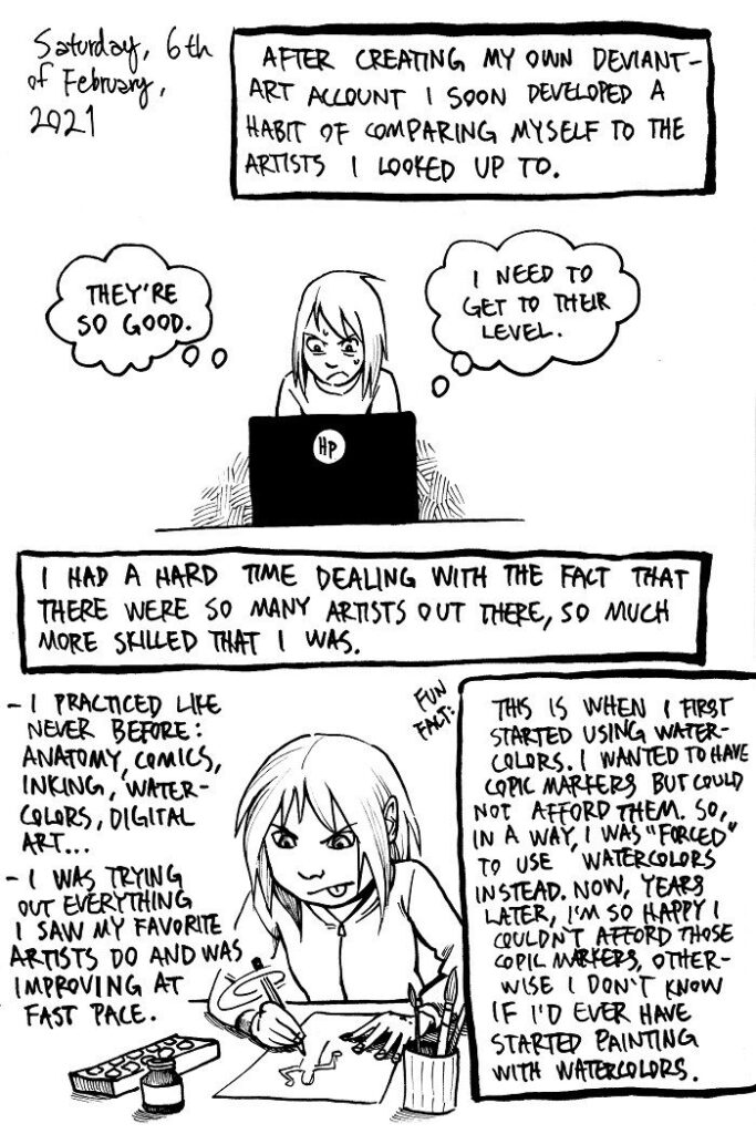 My Wonderful Artist Life Comic Diary - Part 13