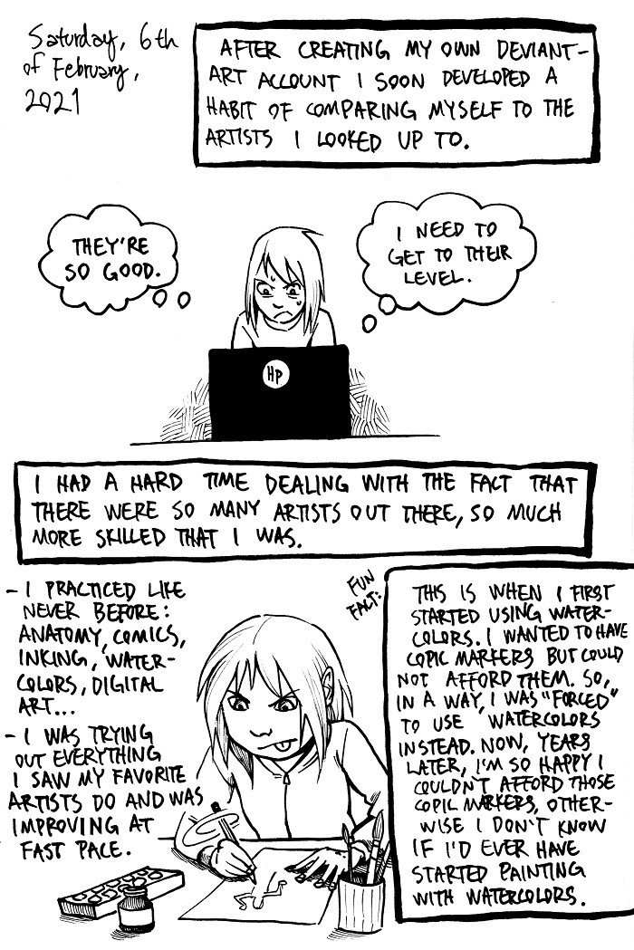 My Wonderful Artist Life Comic Diary - Part 13