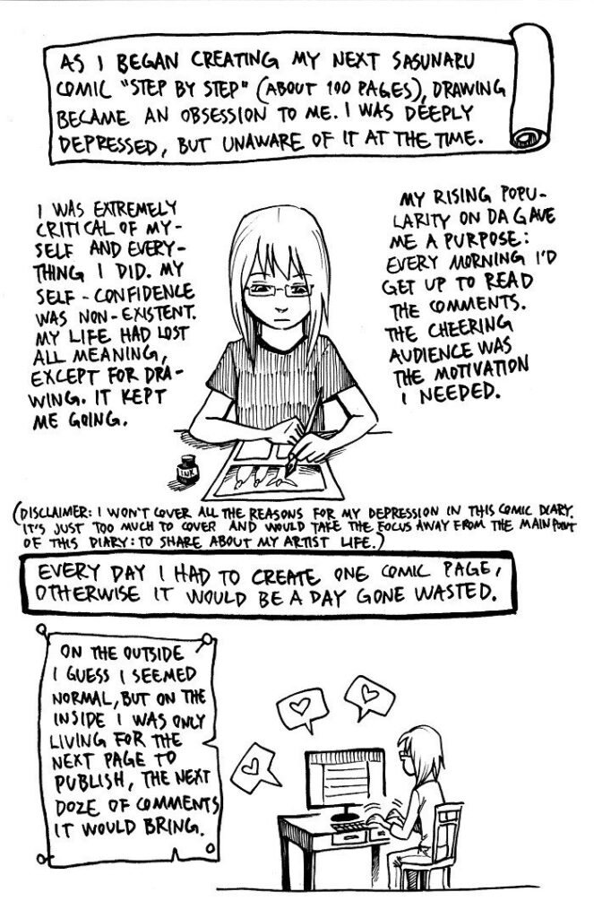 My Wonderful Artist Life Comic Diary - Part 13