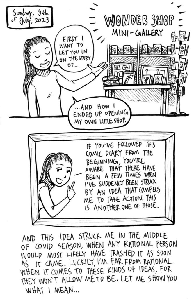 My Wonderful Artist Life Comic Diary - Part 17