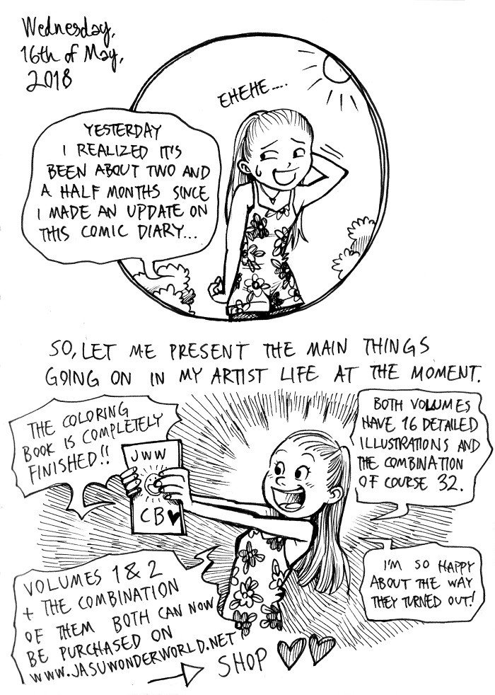 My Wonderful Artist Life Comic Diary - Part 3