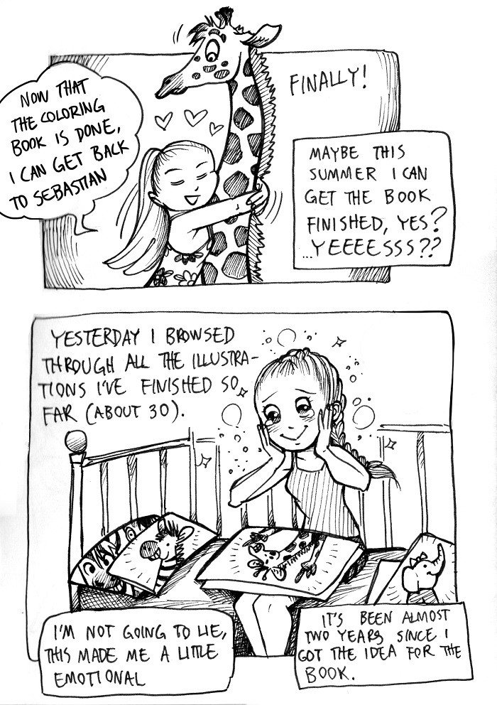My Wonderful Artist Life Comic Diary - Part 3