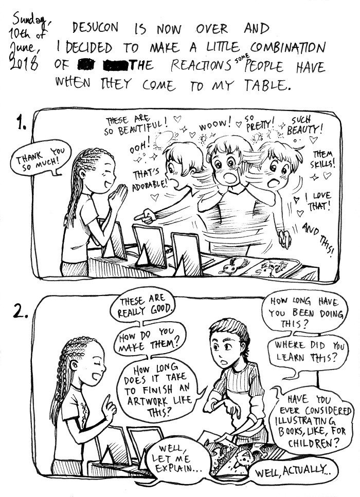 My Wonderful Artist Life Comic Diary - Part 3