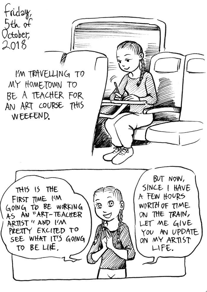 My Wonderful Artist Life Comic Diary - Part 3