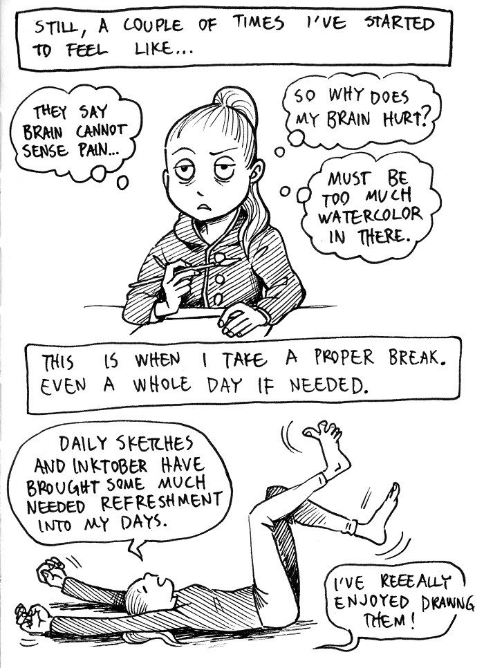 My Wonderful Artist Life Comic Diary - Part 3