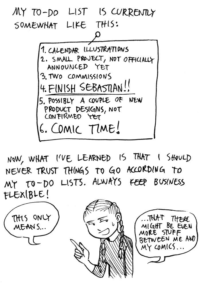 My Wonderful Artist Life Comic Diary - Part 3