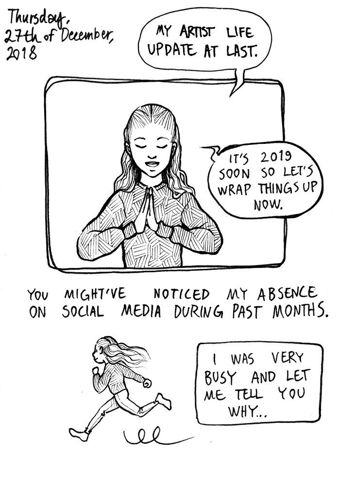 My Wonderful Artist Life Comic Diary - Part 3