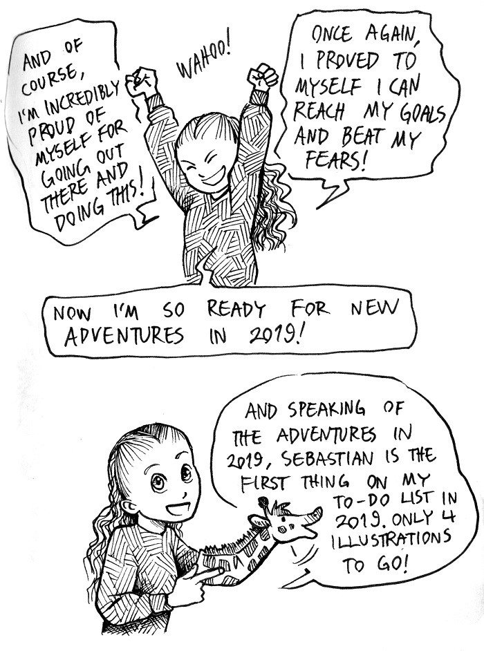 My Wonderful Artist Life Comic Diary - Part 3