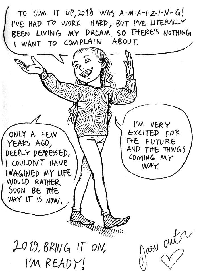 My Wonderful Artist Life Comic Diary - Part 3