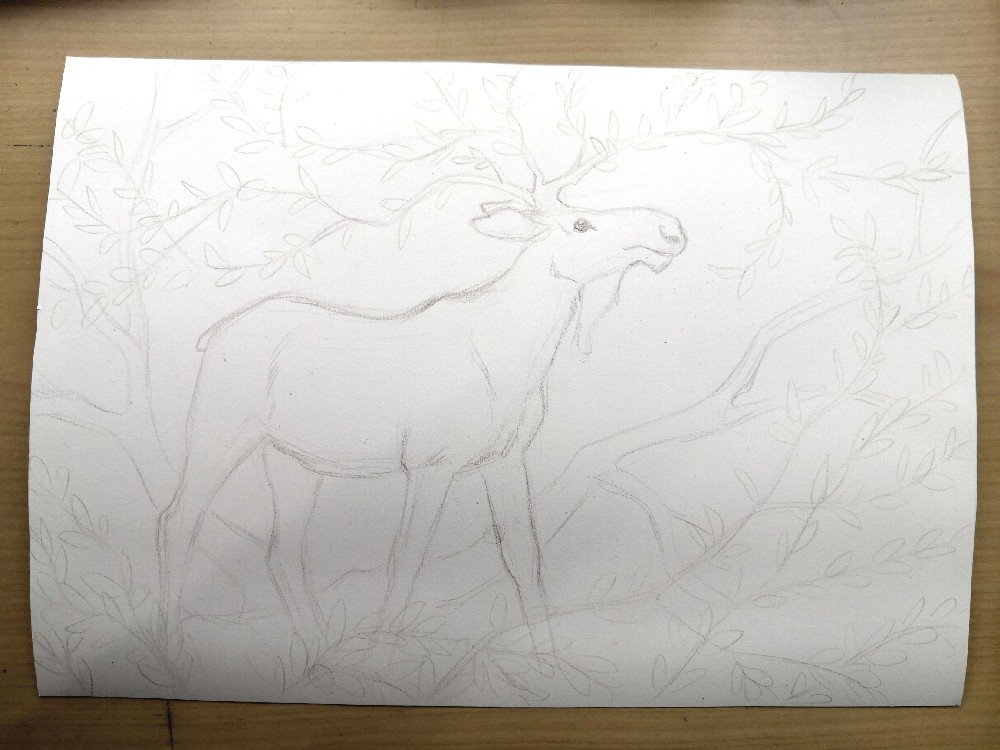 The King of the Forest - JWW 2021 Calendar, "In the Wonder World"