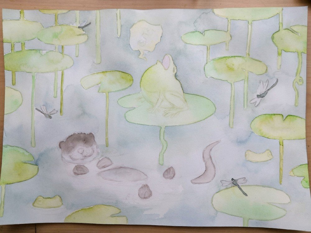 Happy Otter - JWW 2021 Calendar "In the Wonder World"