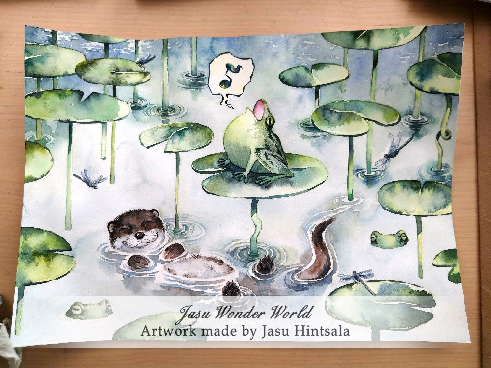 Happy Otter - JWW 2021 Calendar "In the Wonder World"