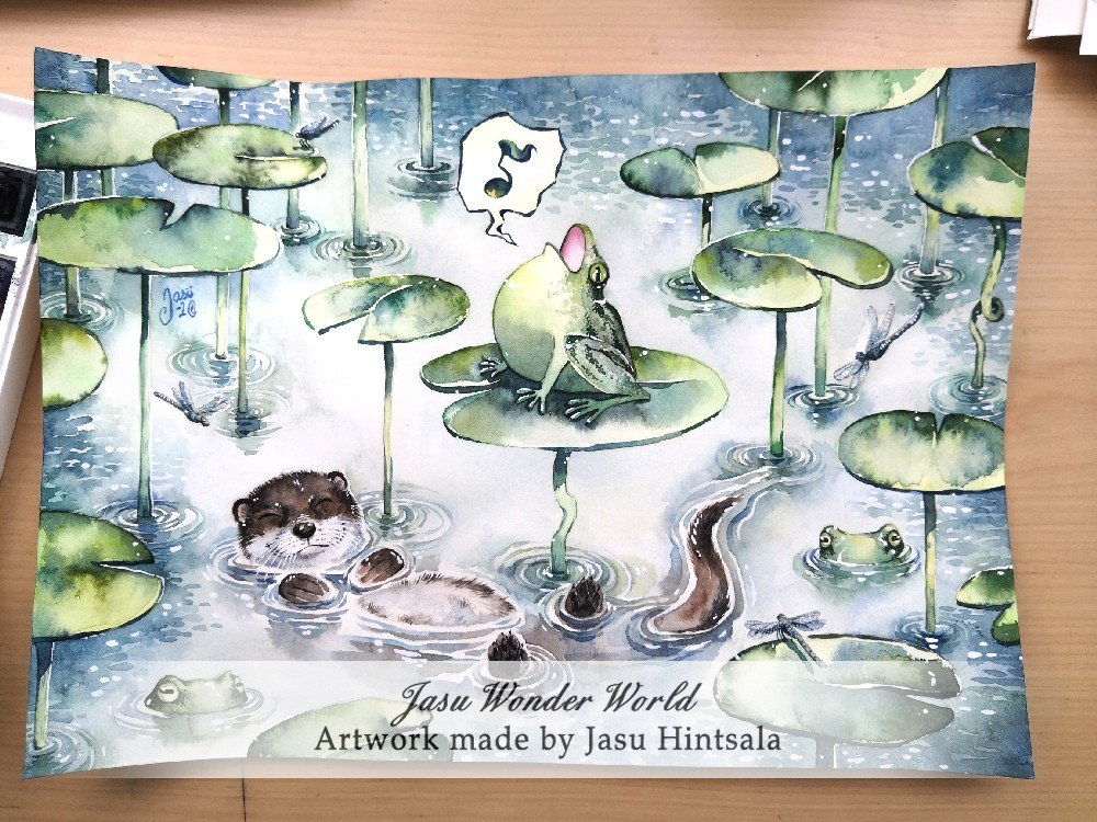 Happy Otter - JWW 2021 Calendar "In the Wonder World"