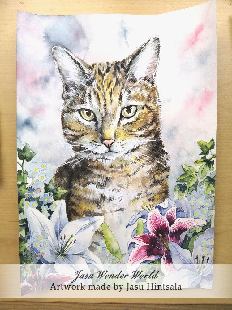My Second Cat Portrait Commission