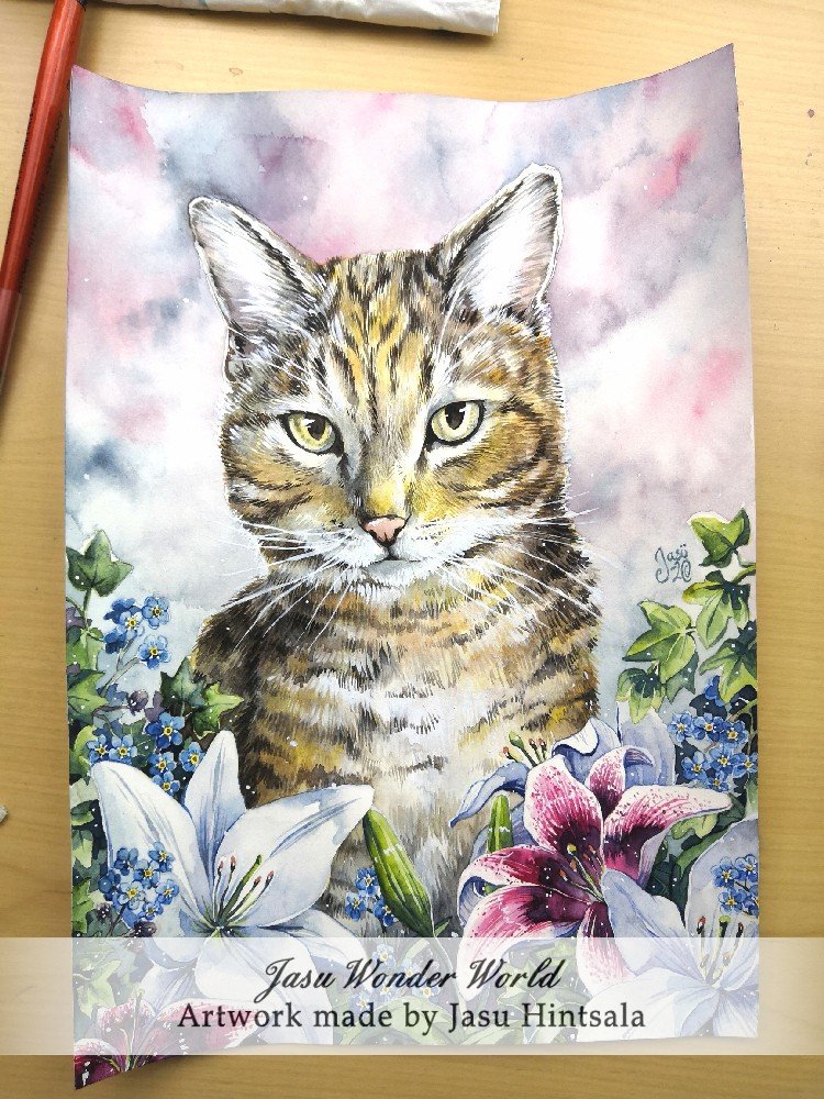 My Second Cat Portrait Commission