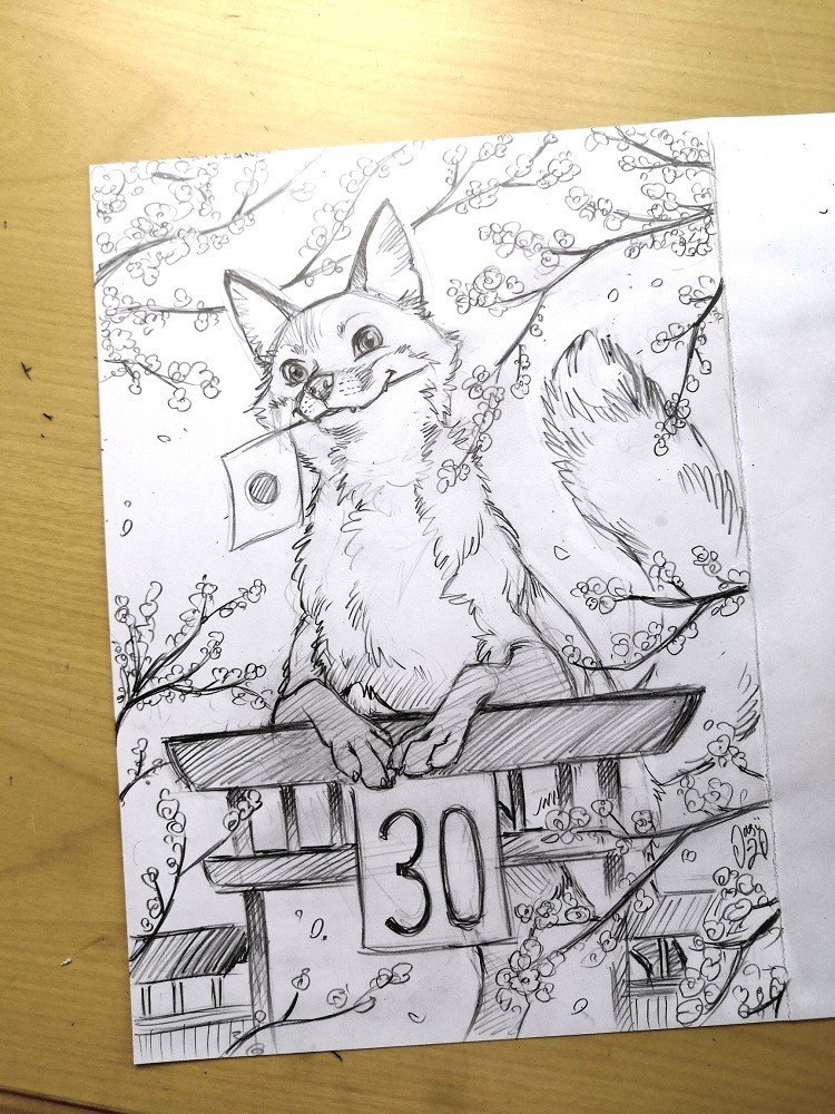 A Custom Birthday Card Commission