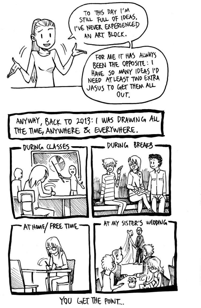 My Wonderful Artist Life Comic Diary - Part 14