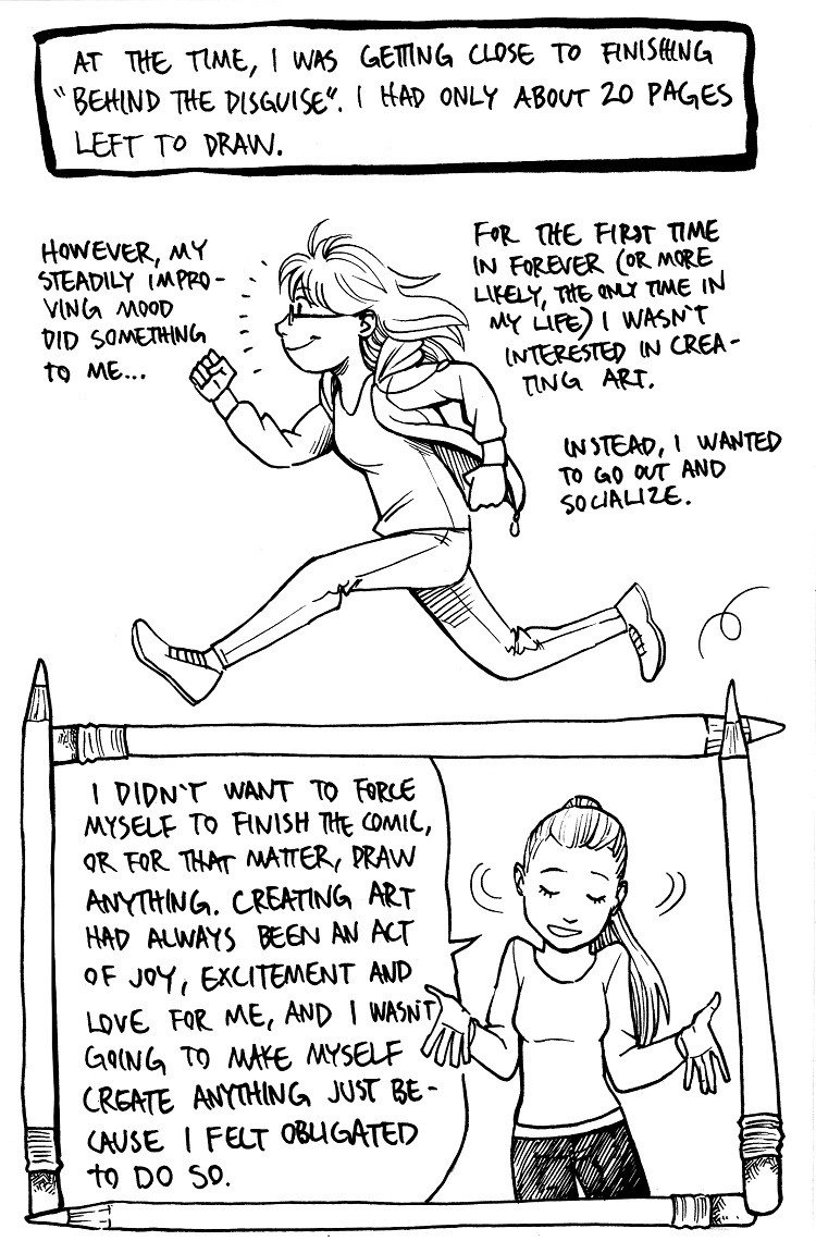 My Wonderful Artist Life Comic Diary - Part 14