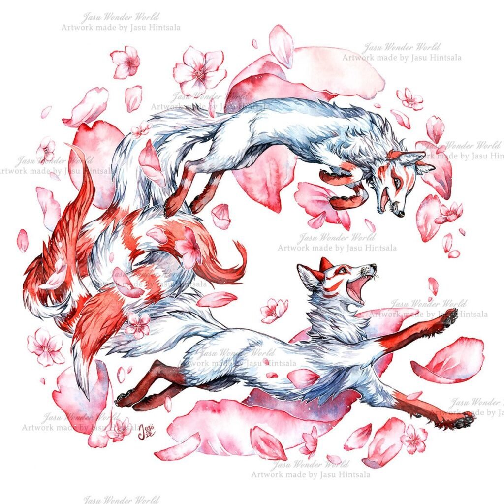 Sakura - Watercolor Painting Commission