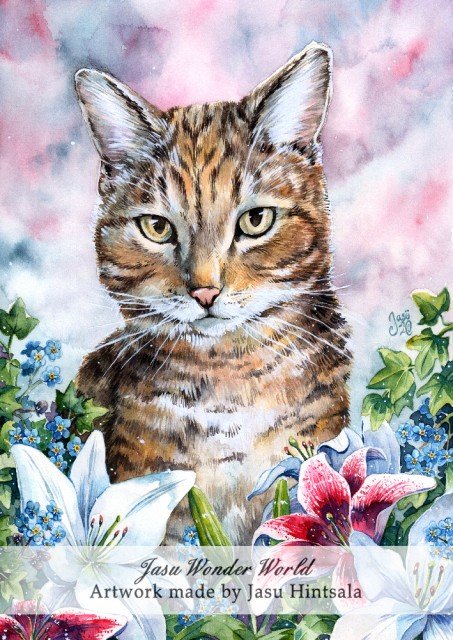 My Second Cat Portrait Commission