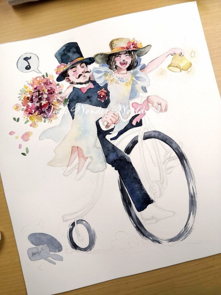 The Creation of a Custom Wedding Card