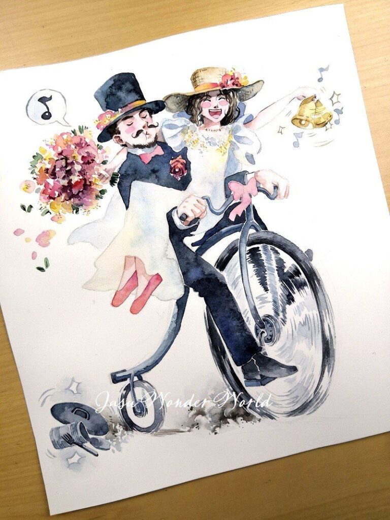 The Creation of a Custom Wedding Card
