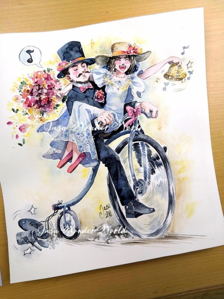 The Creation of a Custom Wedding Card