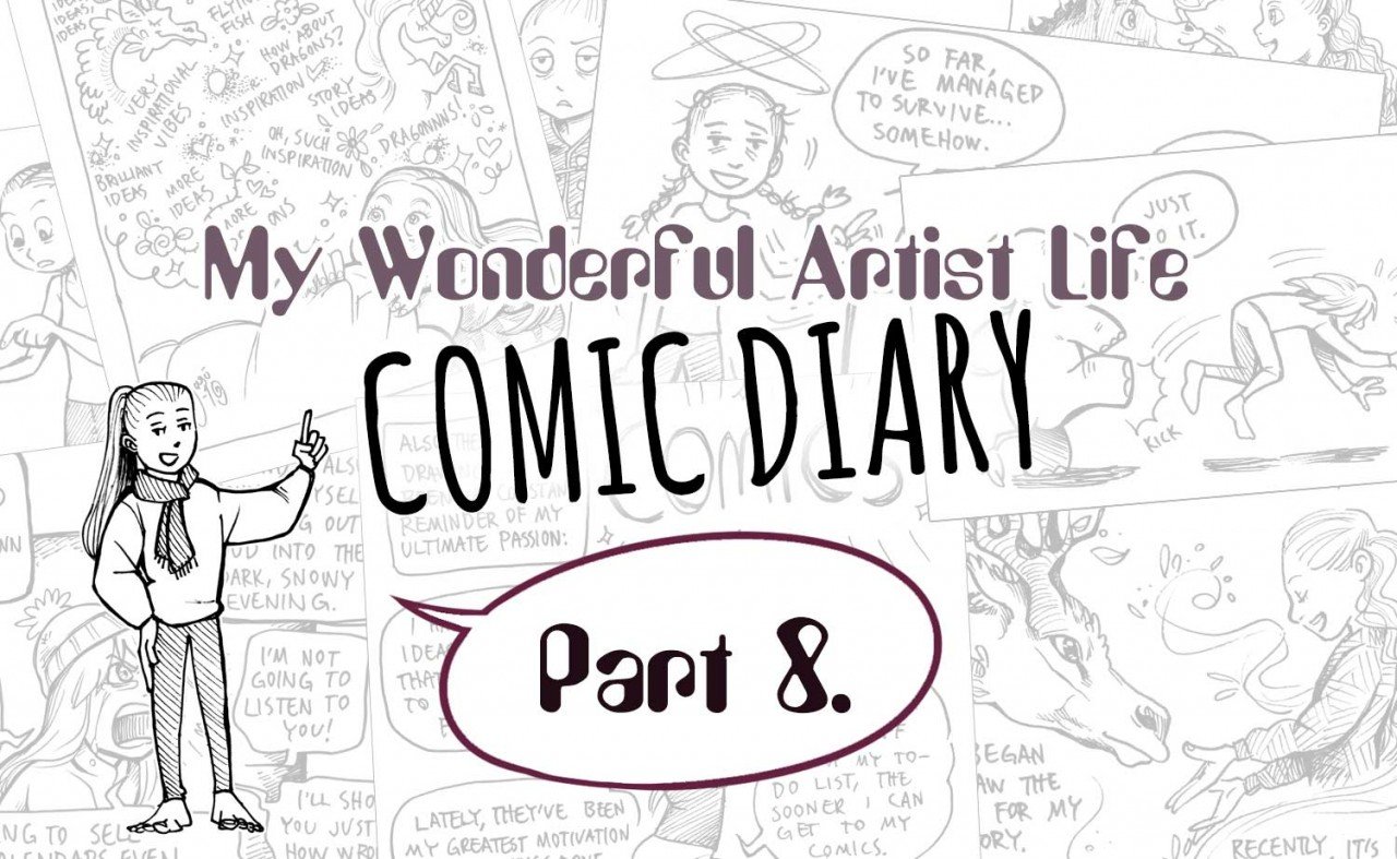 My Wonderful Artist Life Comic Diary – part 8
