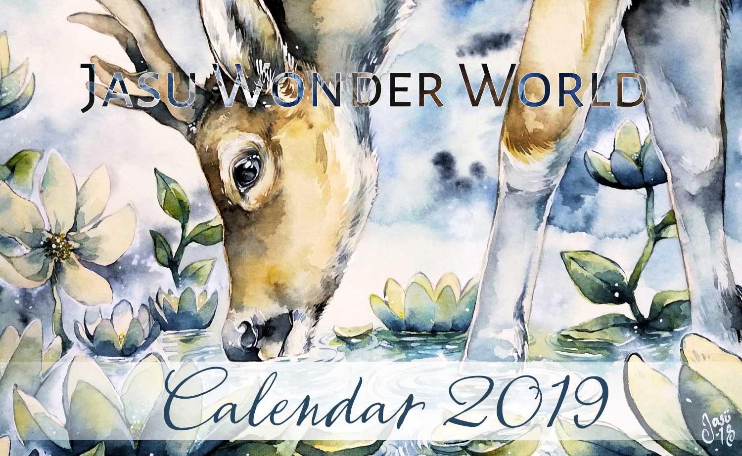 Jasu Wonder World Calendar 2019 – February
