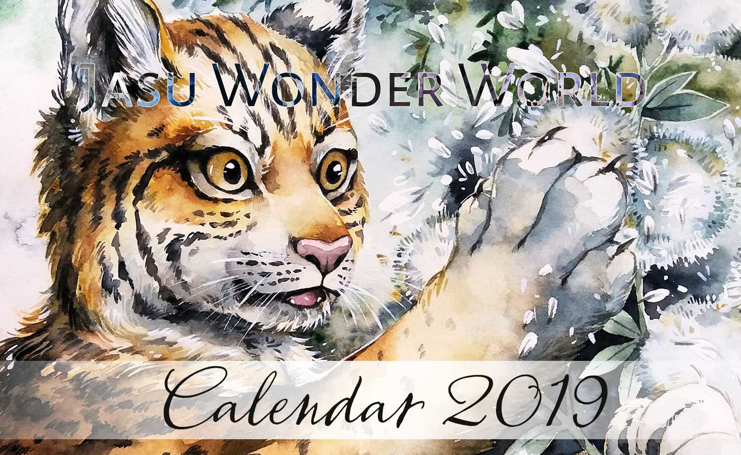 Jasu Wonder World Calendar 2019 – March (wip)