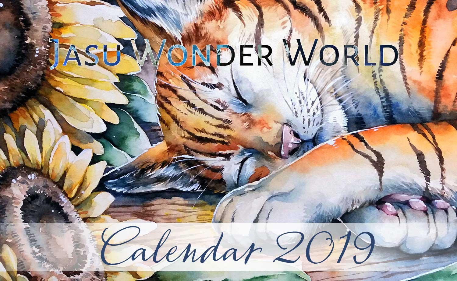 Jasu Wonder World Calendar 2019 - July (wip)