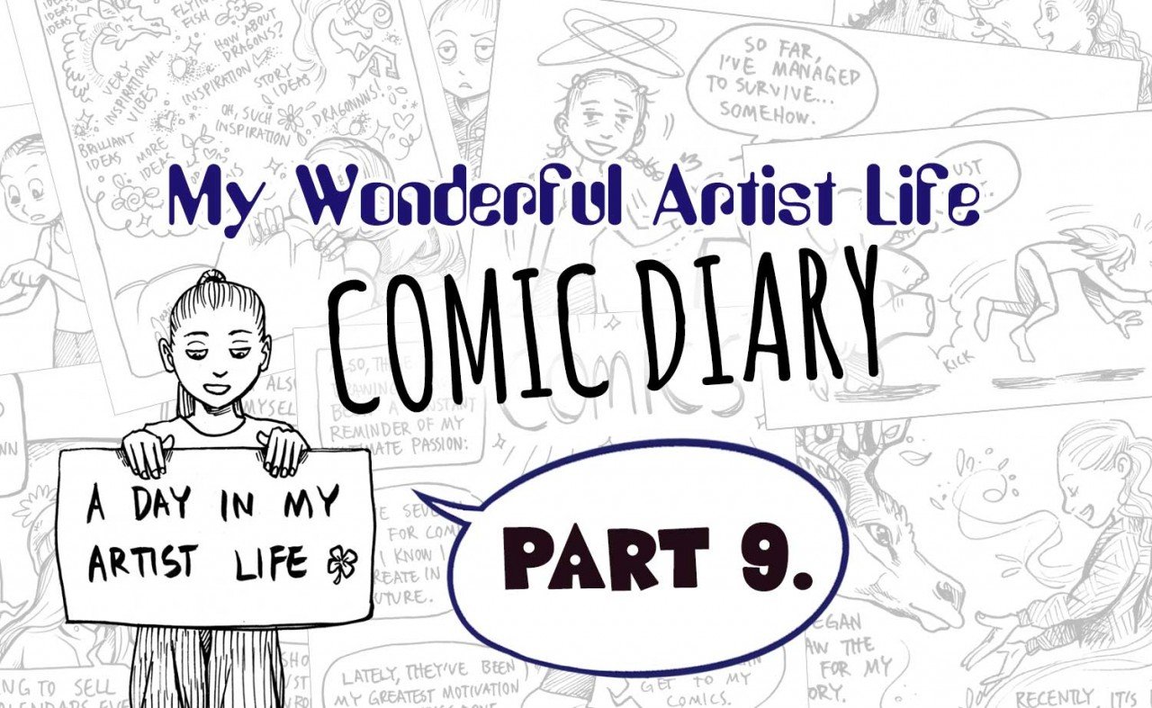 A Day in My Artist Life – Comic Diary, part 9