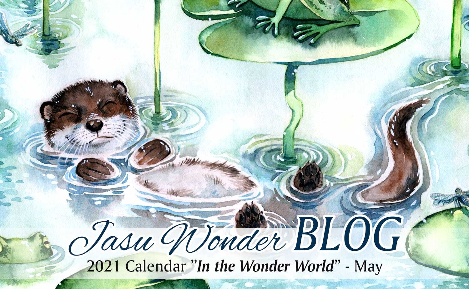 Happy Otter – JWW 2021 Calendar “In the Wonder World”