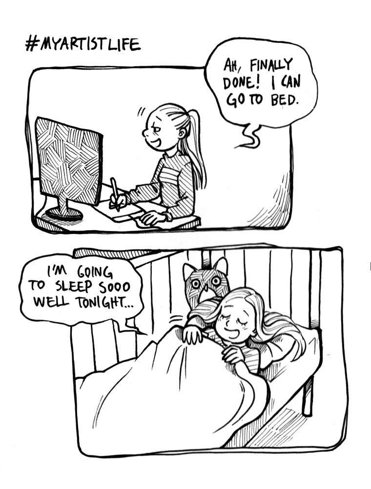 My Wonderful Artist Life Comic Diary - Part 4