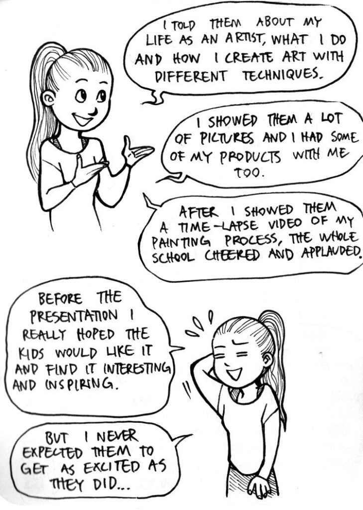 My Wonderful Artist Life Comic Diary - Part 4