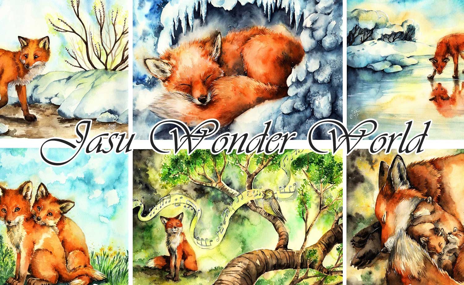 THE CREATION OF THE CALENDAR ILLUSTRATIONS