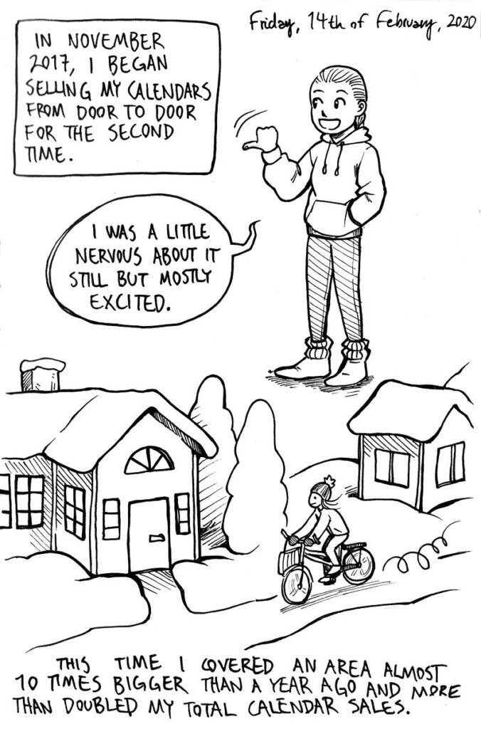My Wonderful Artist Life - Comic Diary, part 7