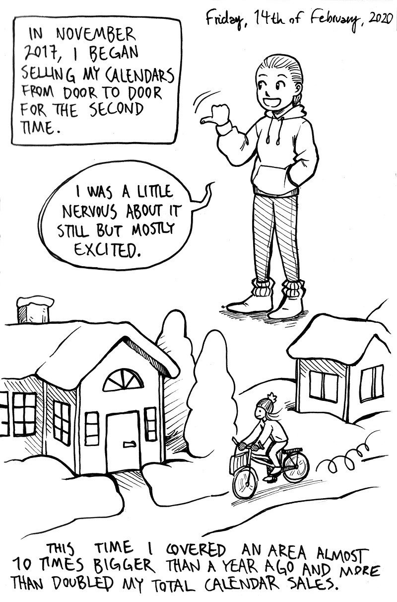 My Wonderful Artist Life - Comic Diary, part 7