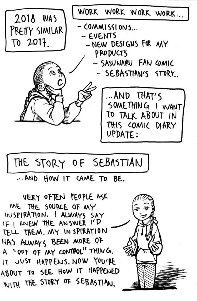 My Wonderful Artist Life - Comic Diary, part 7
