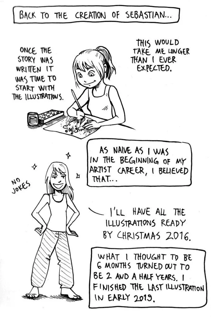 My Wonderful Artist Life - Comic Diary, part 7
