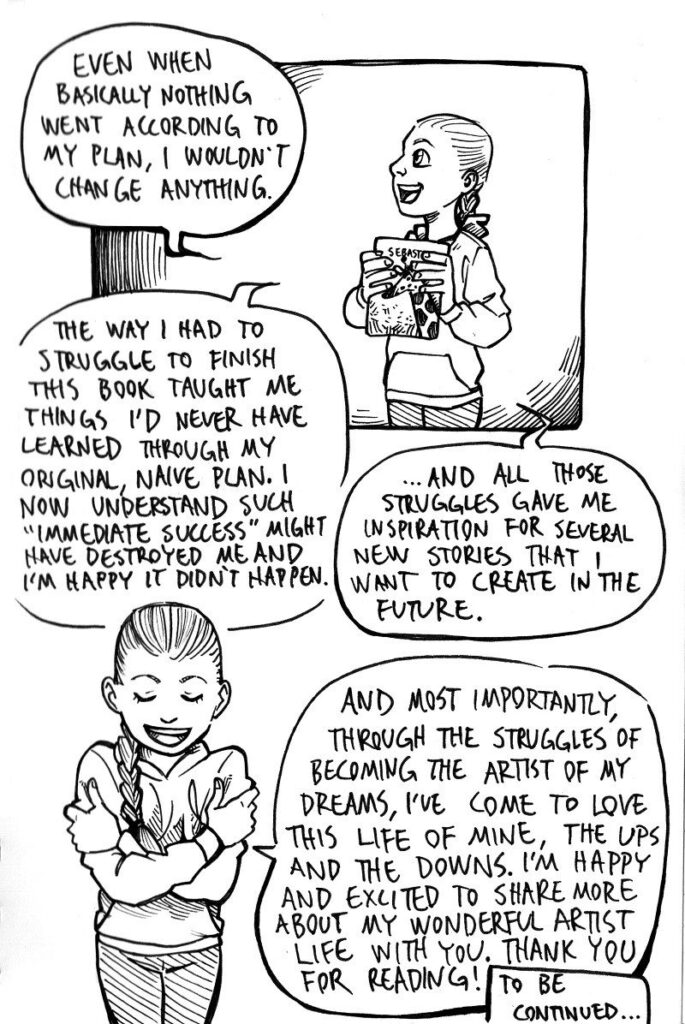 My Wonderful Artist Life - Comic Diary, part 7