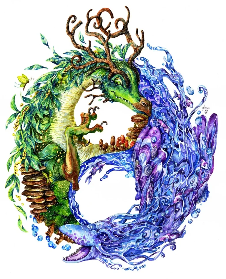 Yin & Yang Dragons