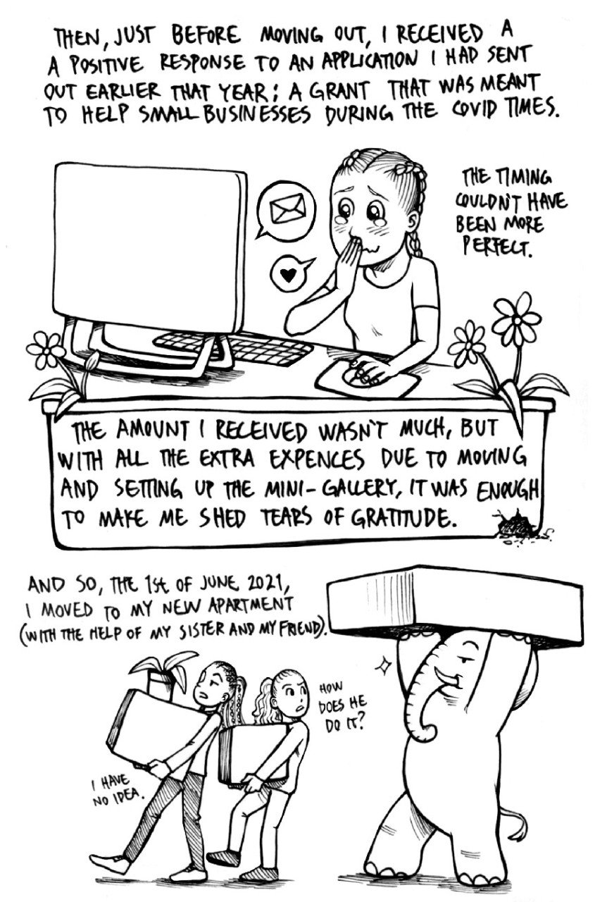 My Wonderful Artist Life Comic Diary - Part 18